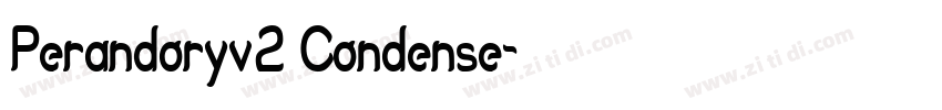 Perandoryv2 Condense字体转换